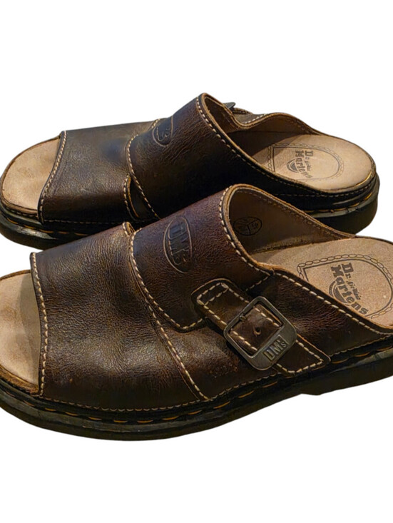 Dr. Martens Shoes - Dr. Martens Docs Vintage Sz. US 10 Air Wair Chunky Mule Platform Slides England